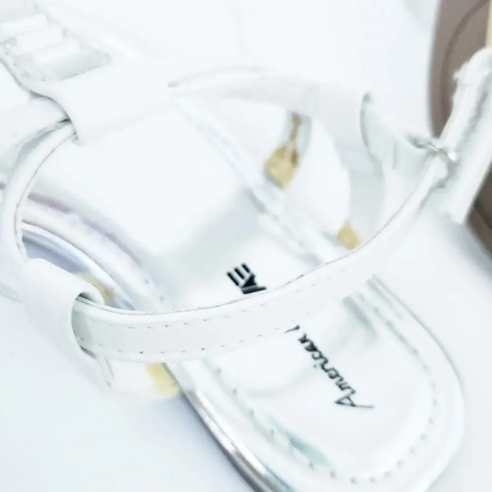 NWT America Eagle White Sandal Size 12